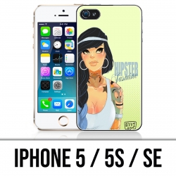 Custodia per iPhone 5 / 5S / SE - Disney Princess Jasmine Hipster