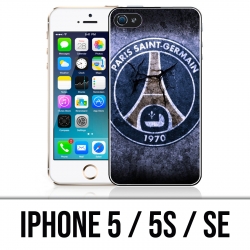 Custodia per iPhone 5 / 5S / SE - Logo PSG Grunge