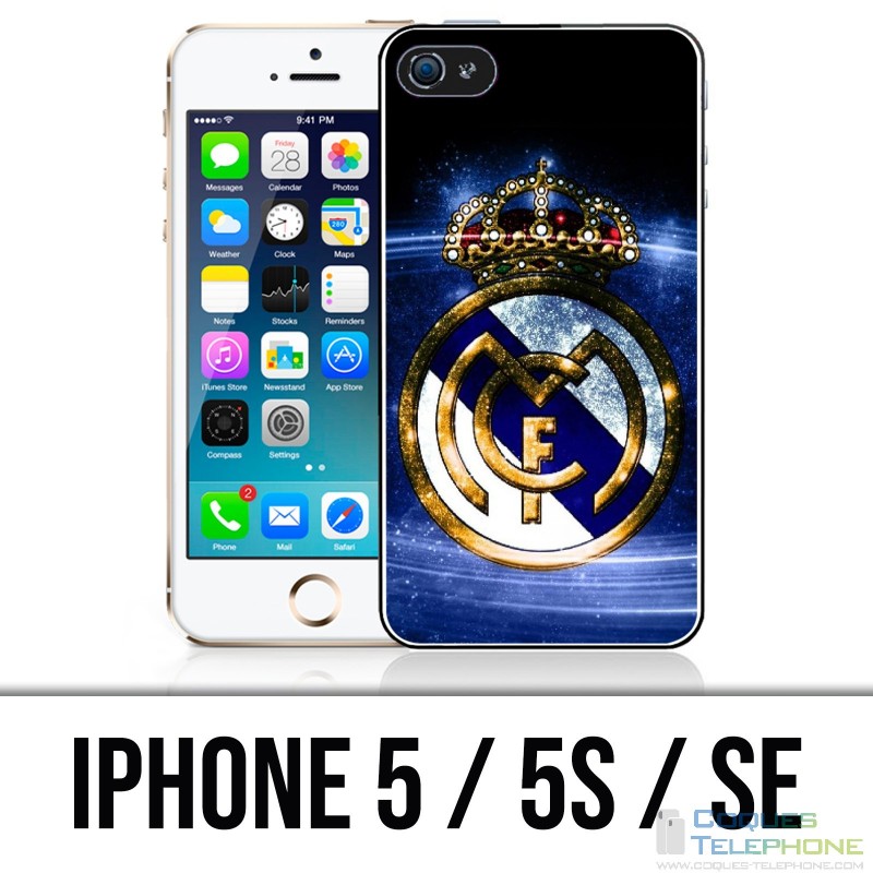 Coque iPhone 5 / 5S / SE - Real Madrid Nuit