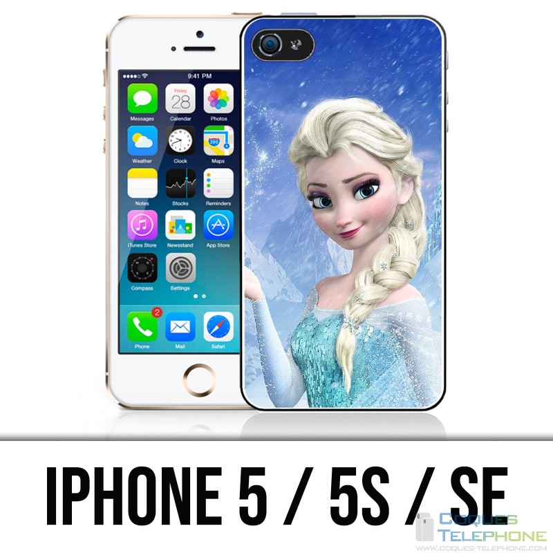 Coque iPhone 5 / 5S / SE - Reine Des Neiges Elsa Et Anna