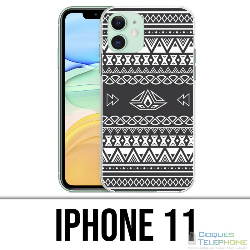 Custodia iPhone 11 - Azteque grigio