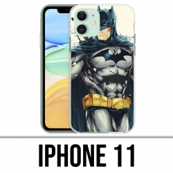 Custodia per iPhone 11 - Batman Paint Art
