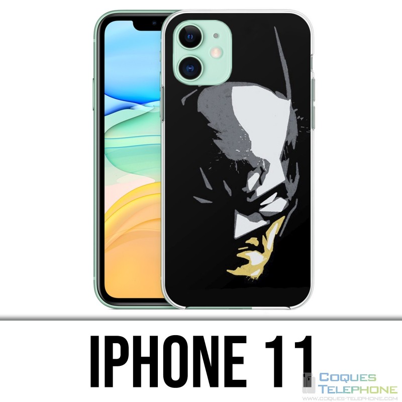 Coque iPhone 11 - Batman Paint Face