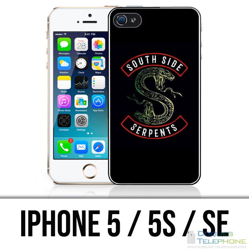 Custodia per iPhone 5 / 5S / SE - Logo Riderdale South Side Snake