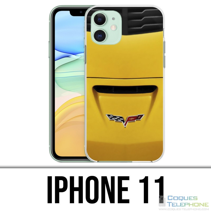 Coque iPhone 11 - Capot Corvette