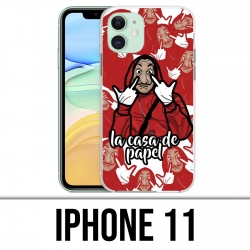 Coque iPhone 11 - Casa De Papel Cartoon