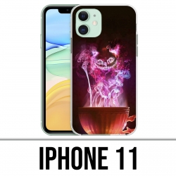 Custodia per iPhone 11 - Tazza per gatti Alice nel paese delle meraviglie