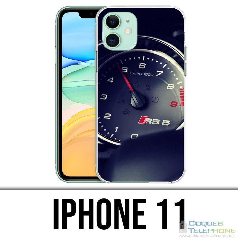 Coque iPhone 11 - Compteur Audi Rs5