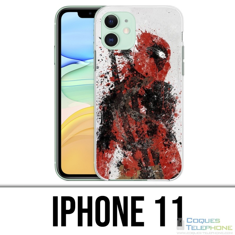 IPhone 11 Fall - Deadpool Paintart