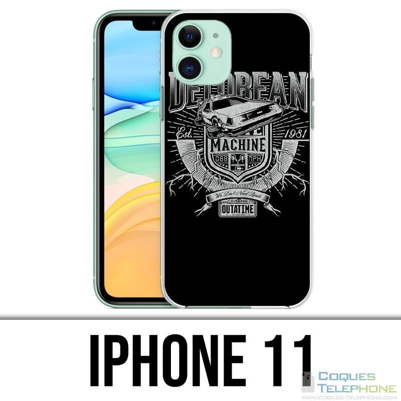 Coque iPhone 11 - Delorean Outatime