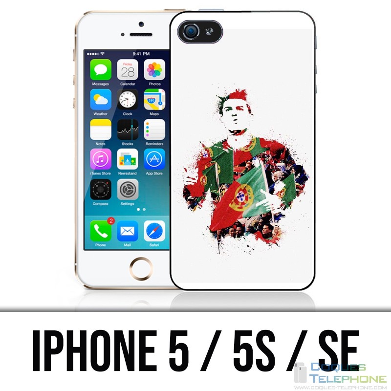 Custodia per iPhone 5 / 5S / SE - Ronaldo Lowpoly