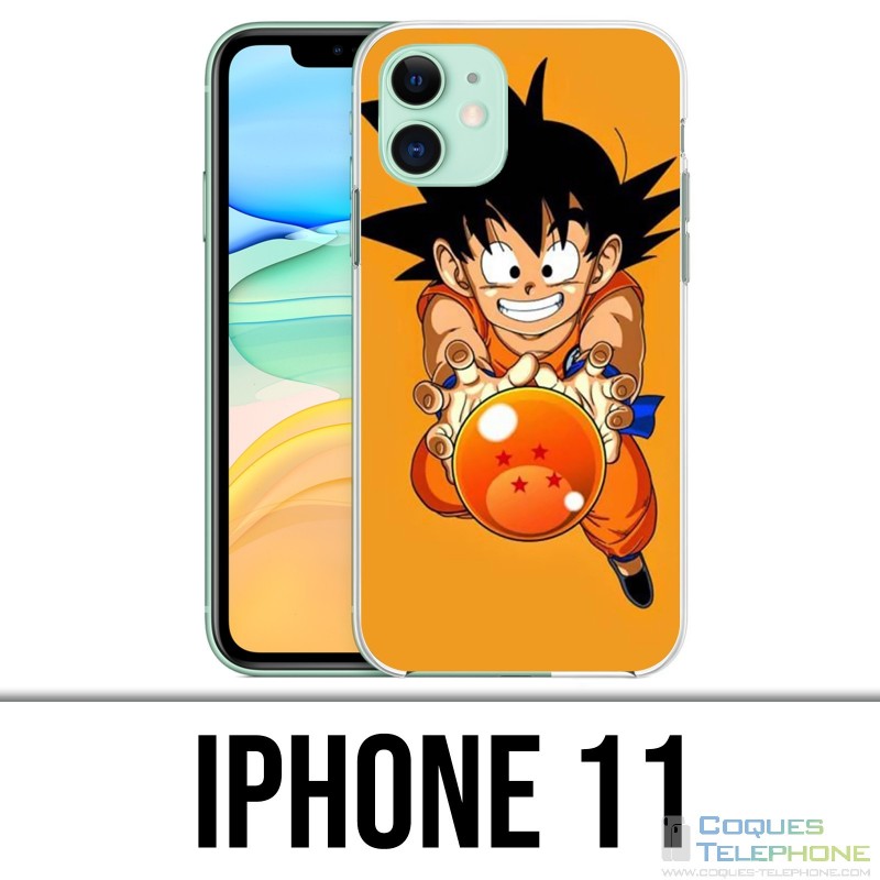Coque iPhone 11 - Dragon Ball Goku Boule De Crystal