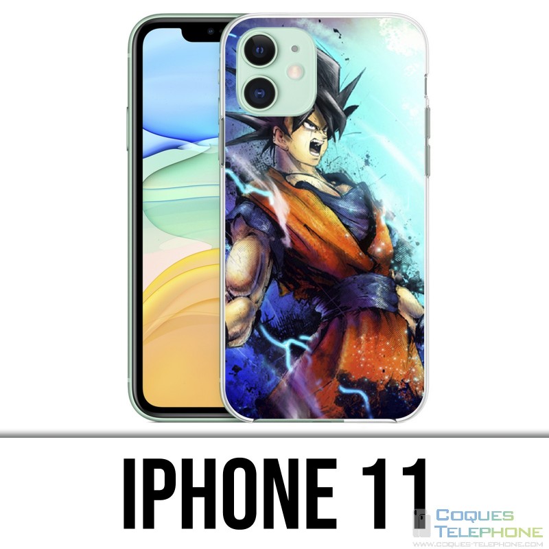 Custodia per iPhone 11 - Dragon Ball Goku Color