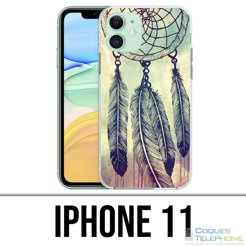 Coque iPhone iPhone 11 - Dreamcatcher Plumes