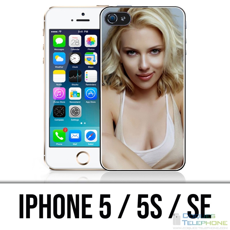 Funda iPhone 5 / 5S / SE - Scarlett Johansson Sexy