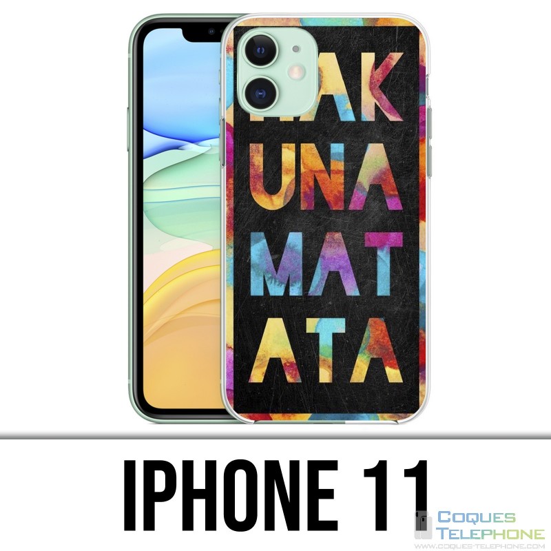 Coque iPhone 11 - Hakuna Mattata
