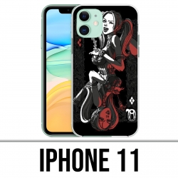 Coque iPhone 11 - Harley Queen Carte