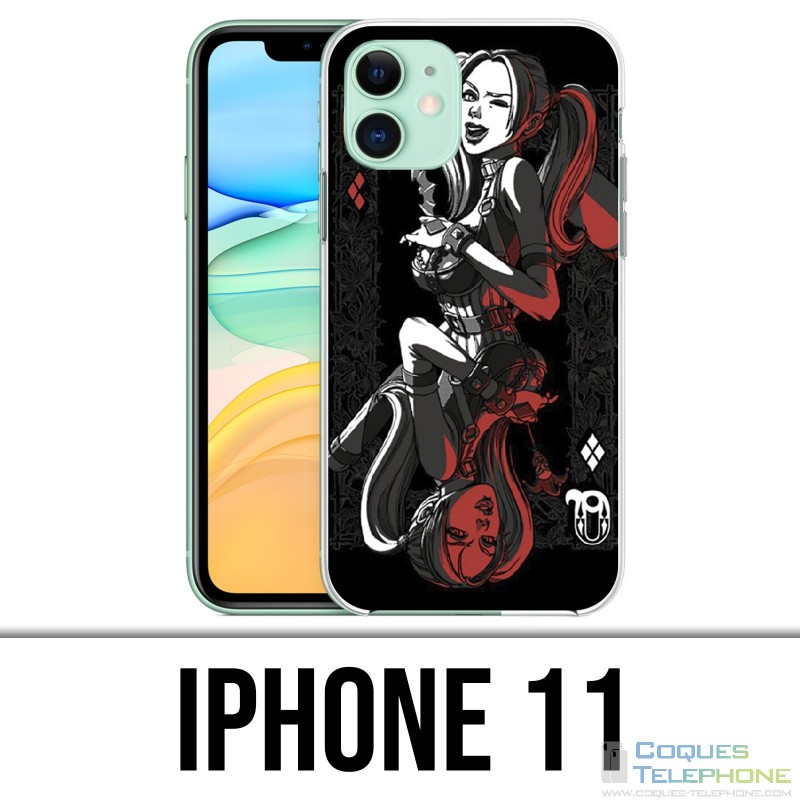 Coque iPhone 11 - Harley Queen Carte