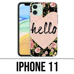 Custodia per iPhone 11 - Hello Pink Heart