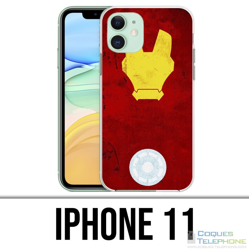 Custodia per iPhone 11 - Iron Man Art Design