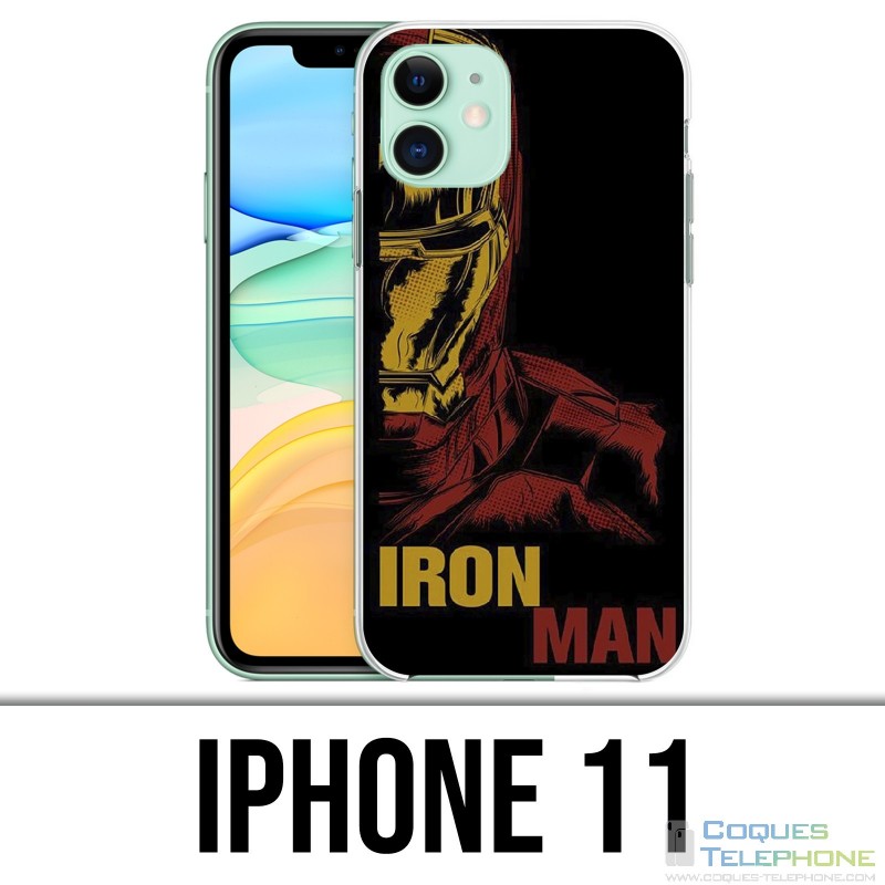 Funda iPhone 11 - Iron Man Comics