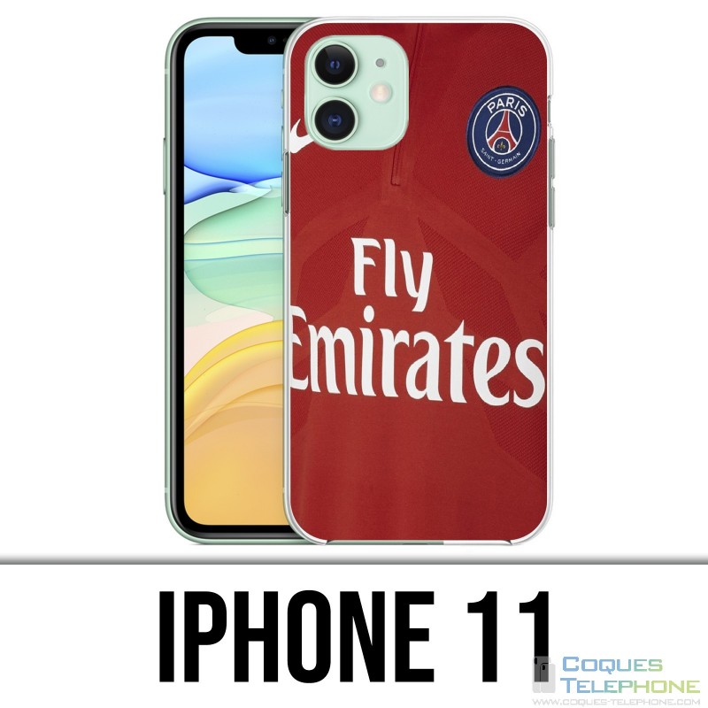 Custodia per iPhone 11 - Red Jersey Psg