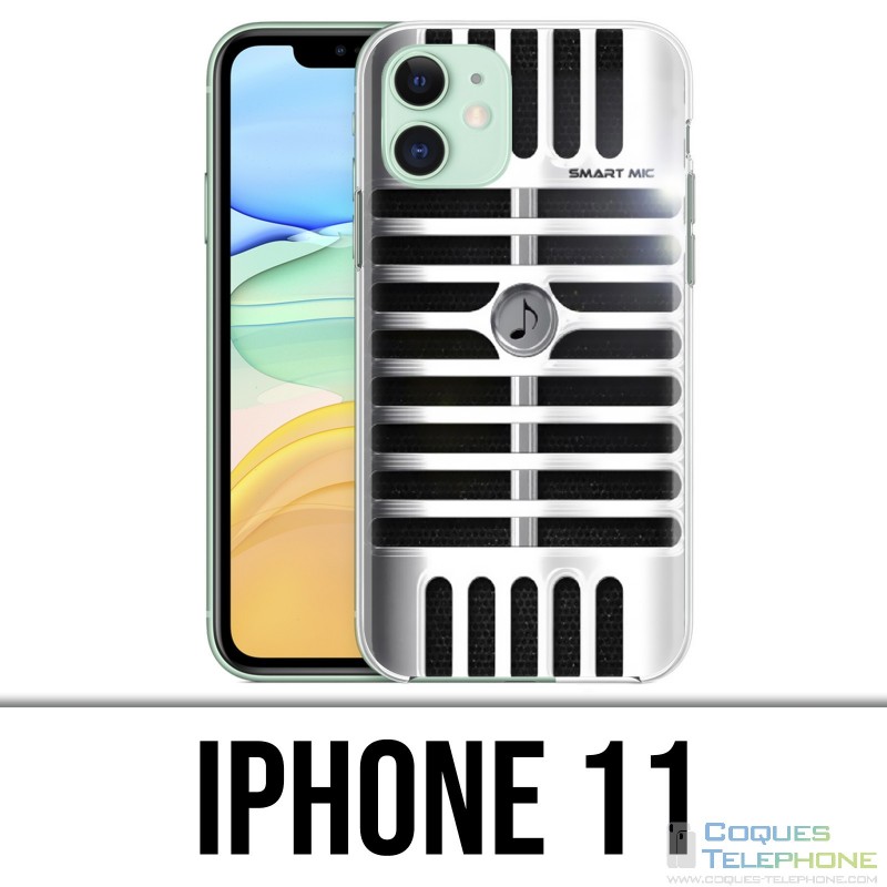 Custodia per iPhone 11 - Microfono vintage