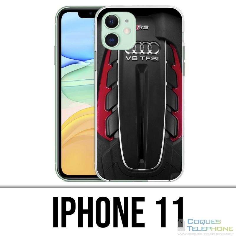 Custodia per iPhone 11: motore Audi V8 2