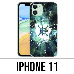 Coque iPhone 11 - One Piece Neon Vert