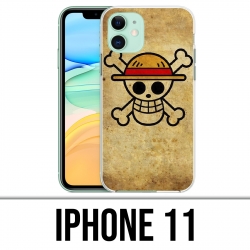 Coque iPhone 11 - One Piece Vintage Logo