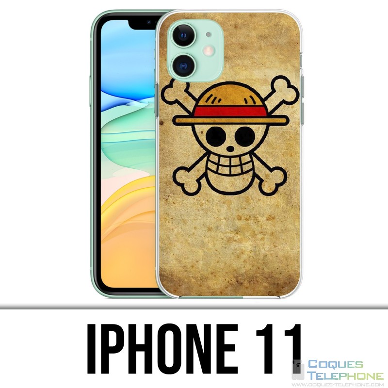 Funda iPhone 11 - Logotipo vintage de una pieza