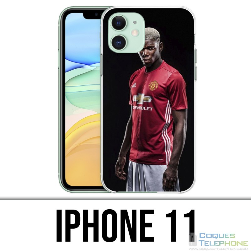 Custodia per iPhone 11 - Pogba Manchester