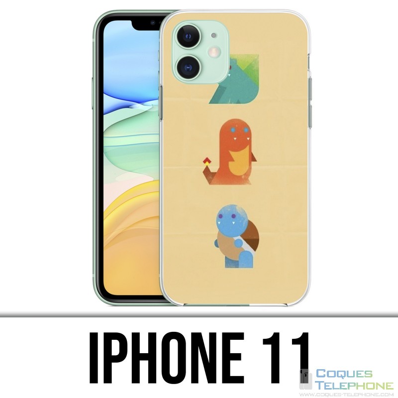 Coque iPhone 11 - Pokémon Abstrait