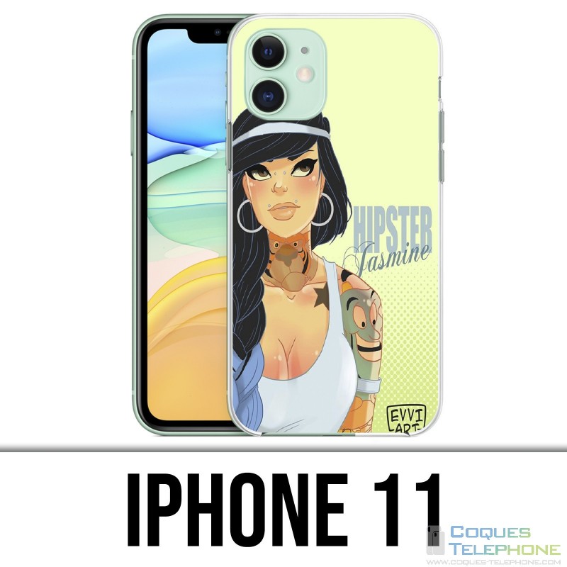 Custodia per iPhone 11 - Disney Princess Jasmine Hipster