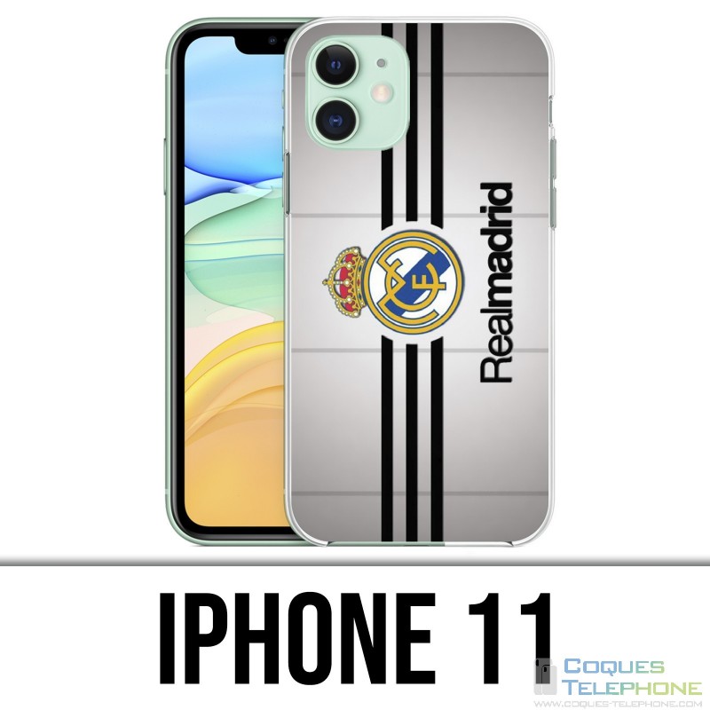 Custodia per iPhone 11: cinturini Real Madrid