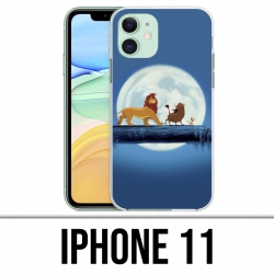 Coque iPhone 11 - Roi Lion Lune