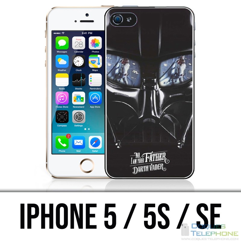 Coque iPhone 5 / 5S / SE - Star Wars Dark Vador Moustache