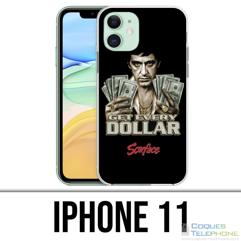 Custodia per iPhone 11 - Scarface Ottieni dollari