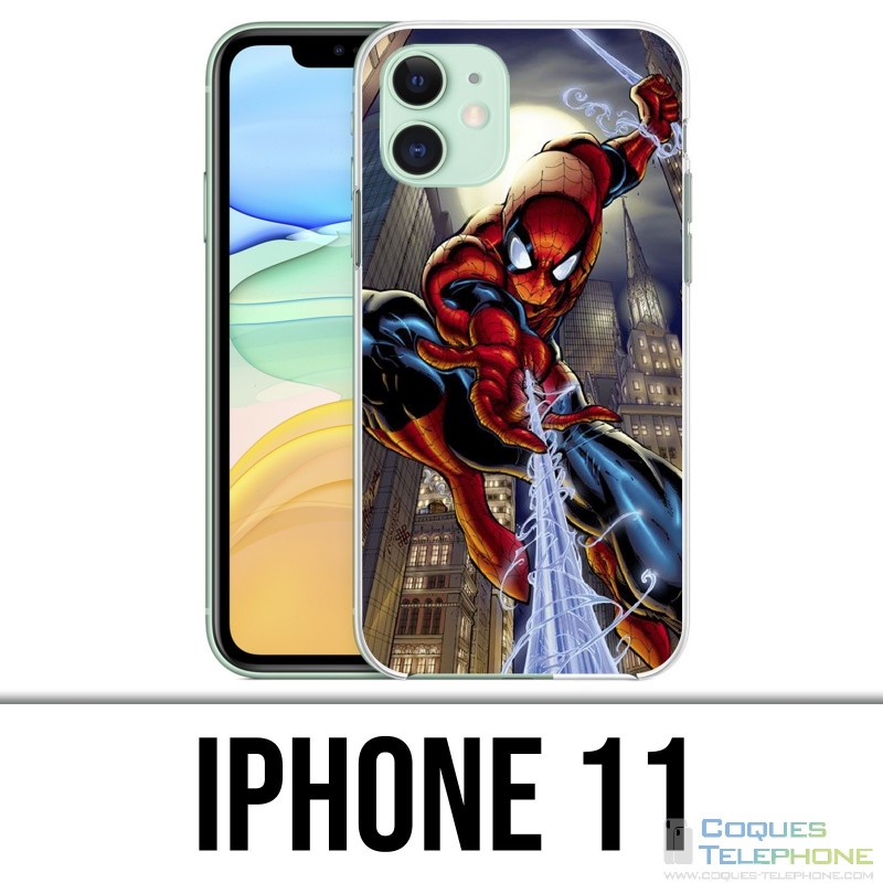 Coque iPhone 11 - Spiderman Comics