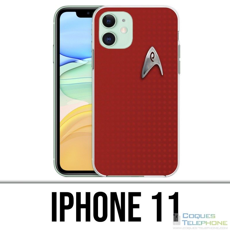 Coque iPhone 11 - Star Trek Rouge