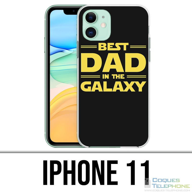 Custodia per iPhone 11 - Il miglior papà della galassia di Star Wars