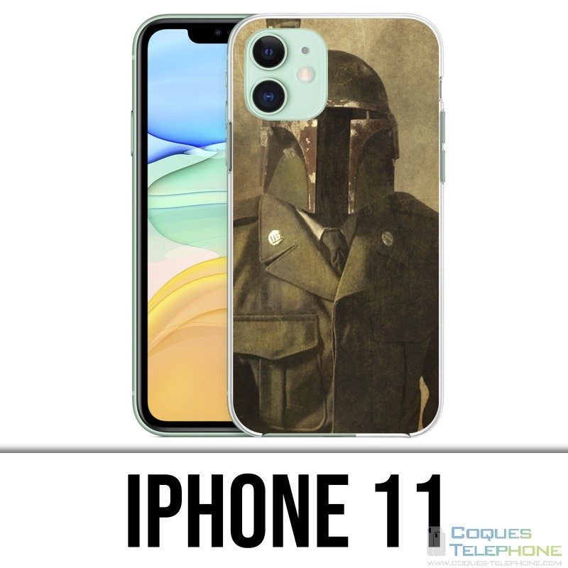 Custodia per iPhone 11 - Star Wars Vintage Boba Fett