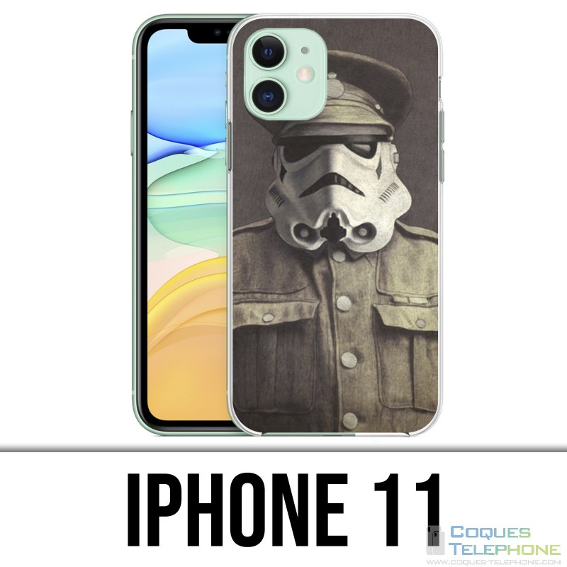 Custodia per iPhone 11 - Star Wars Vintage Stromtrooper
