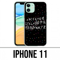 Funda iPhone 11 - Alfabeto de cosas extrañas