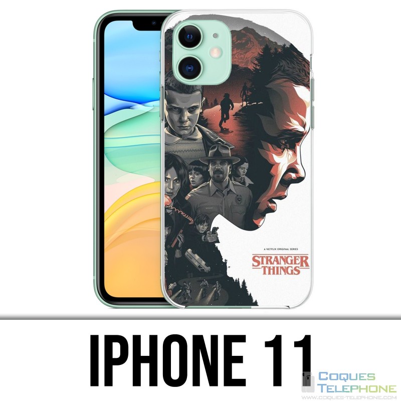 Funda iPhone 11 - Stranger Things Fanart