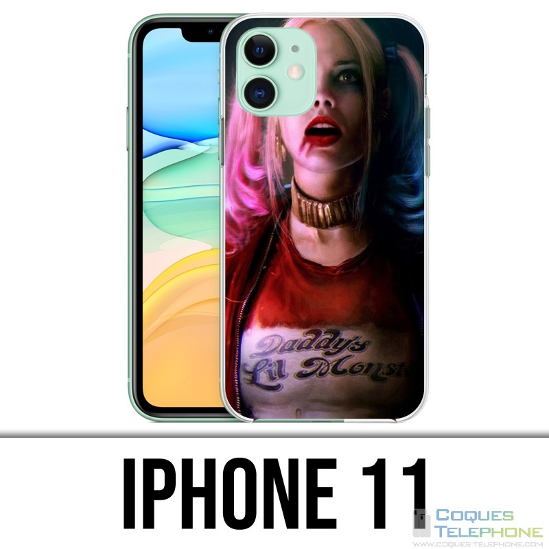 Funda iPhone 11 - Escuadrón Suicida Harley Margot Quinn Robbie