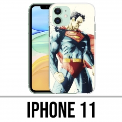 Custodia per iPhone 11 - Superman Paintart