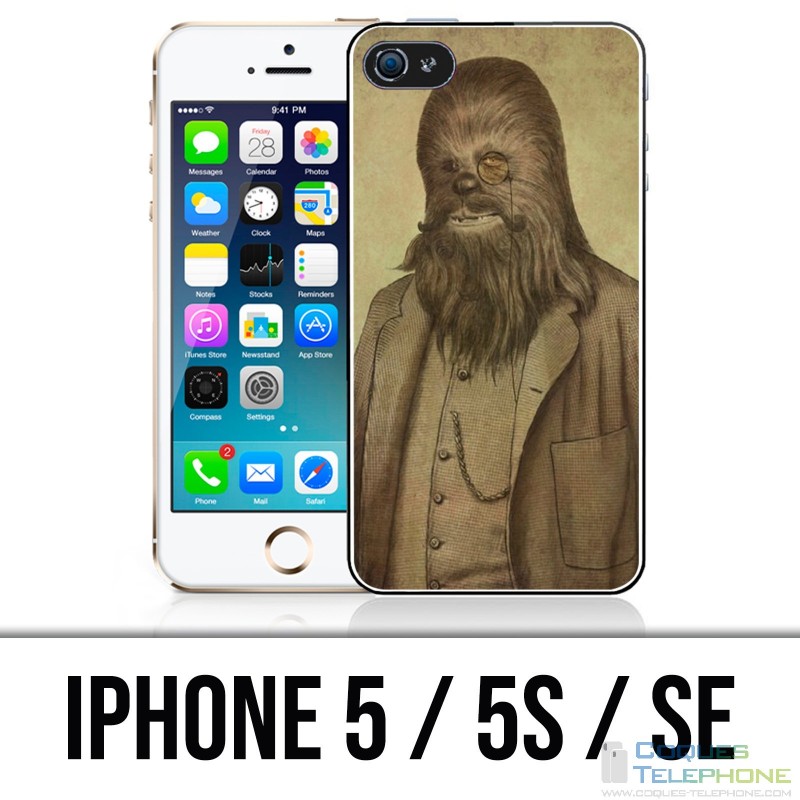 Coque iPhone 5 / 5S / SE - Star Wars Vintage Chewbacca