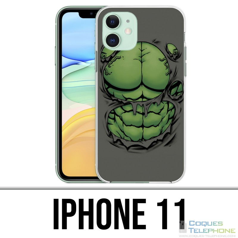 Coque iPhone 11 - Torse Hulk