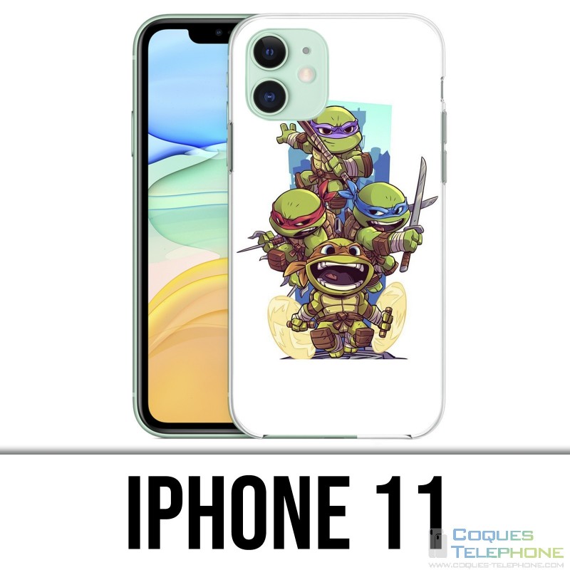 Custodia per iPhone 11 - Cartoon Ninja Turtles